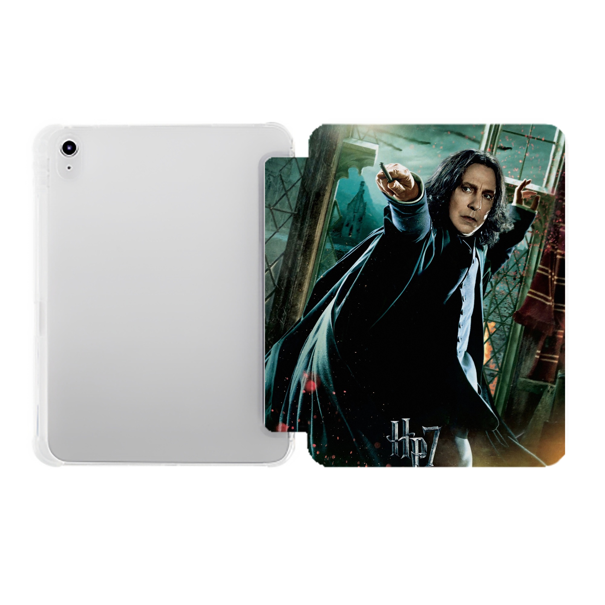 （画像用） Harry Potter ハリー・ポッターシリーズ IPad ケース ペン収納付き 三つ折りスタンド PUレザー×シリコン 対応機種9.5/10.5/10.9インチ